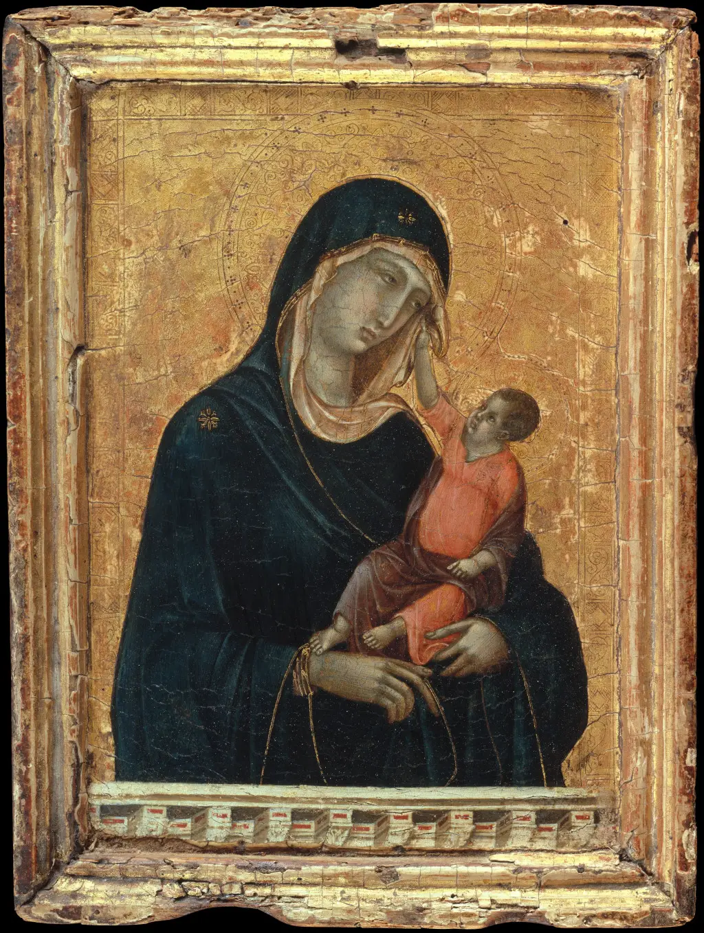 Madonna and Child in Detail Duccio di Buoninsegna